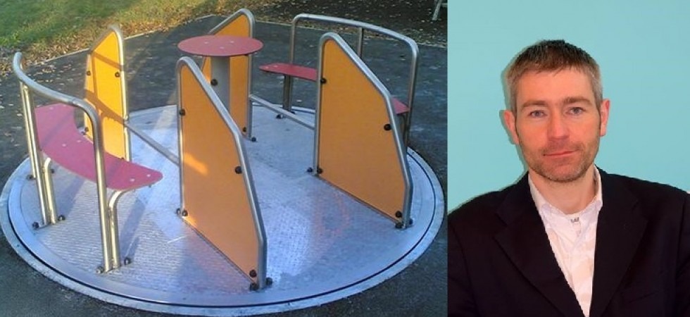 Foto tratta da Facebook Ai giardini arriva la prima giostra inclusiva: Per far divertire anche i bimbi con disabilità''